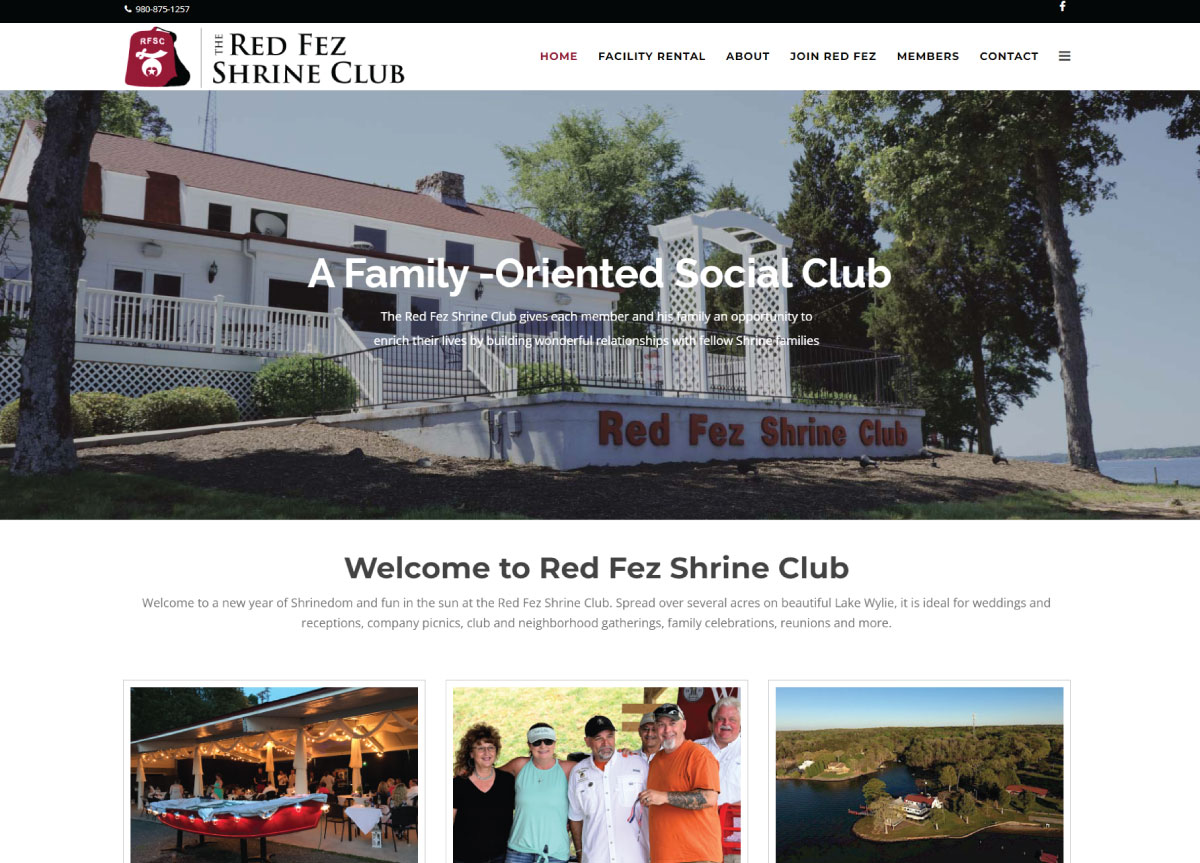 Red Fez Shrine Club | The Brand Affect Website Portfolio