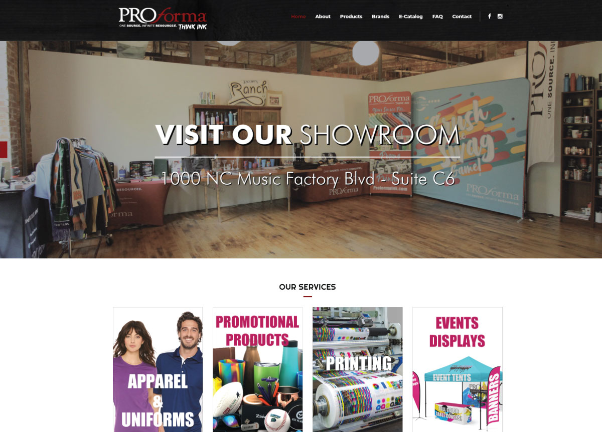 Proforma | The Brand Affect Website Portfolio